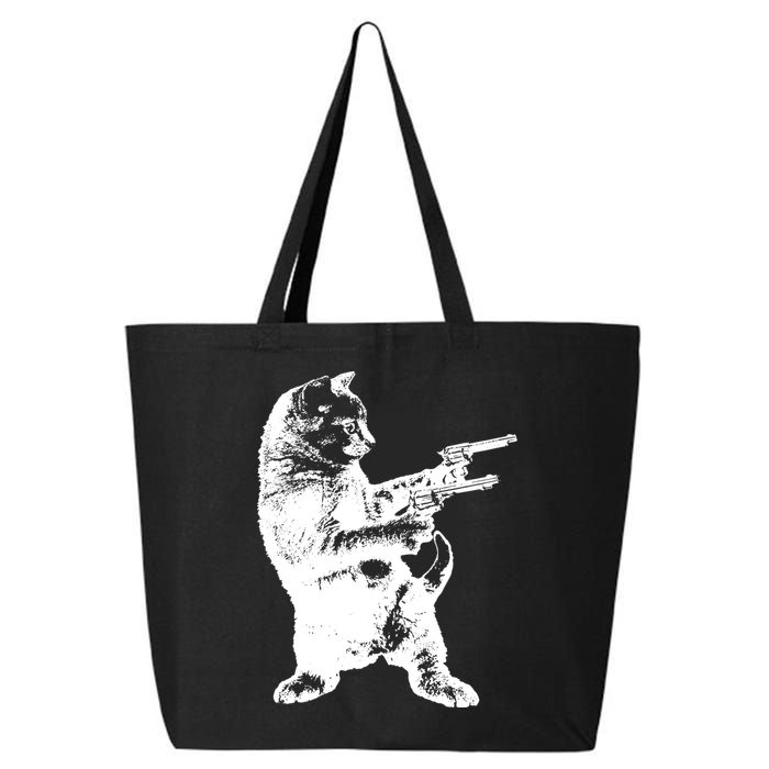 Gunslinger Kitty Cat Gun Cat 25L Jumbo Tote