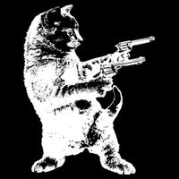 Gunslinger Kitty Cat Gun Cat Visor