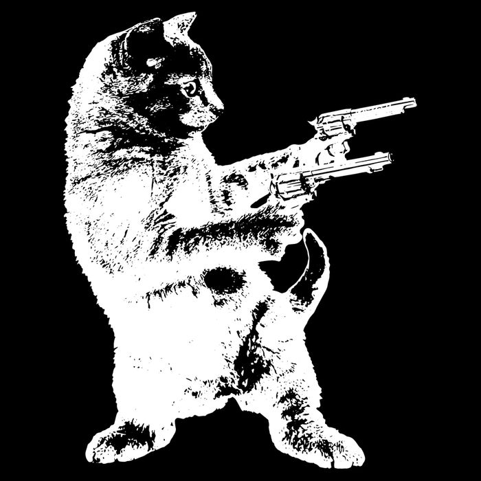 Gunslinger Kitty Cat Gun Cat Visor