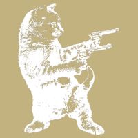 Gunslinger Kitty Cat Gun Cat Cooling Performance Crew T-Shirt