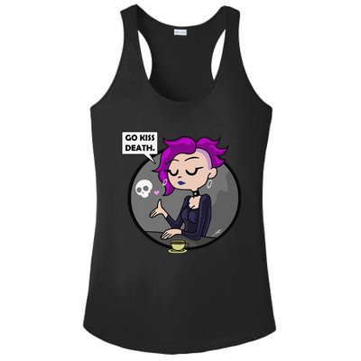 Go Kiss Death Germaine (Foamy The Squirrel) Ladies PosiCharge Competitor Racerback Tank