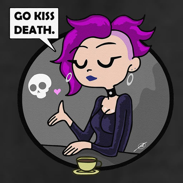 Go Kiss Death Germaine (Foamy The Squirrel) Hat