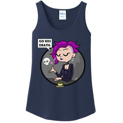 Go Kiss Death Germaine (Foamy The Squirrel) Ladies Essential Tank