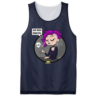 Go Kiss Death Germaine (Foamy The Squirrel) Mesh Reversible Basketball Jersey Tank