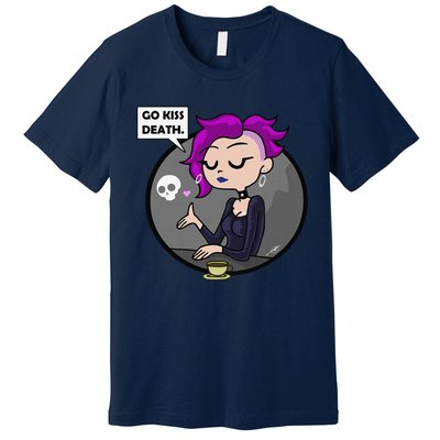 Go Kiss Death Germaine (Foamy The Squirrel) Premium T-Shirt