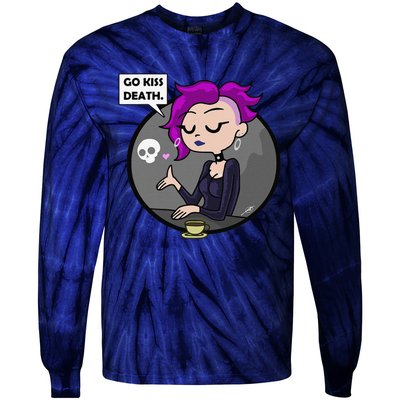 Go Kiss Death Germaine (Foamy The Squirrel) Tie-Dye Long Sleeve Shirt