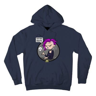 Go Kiss Death Germaine (Foamy The Squirrel) Tall Hoodie