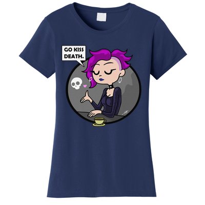 Go Kiss Death Germaine (Foamy The Squirrel) Women's T-Shirt