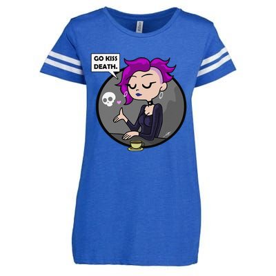 Go Kiss Death Germaine (Foamy The Squirrel) Enza Ladies Jersey Football T-Shirt