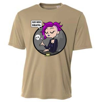 Go Kiss Death Germaine (Foamy The Squirrel) Cooling Performance Crew T-Shirt