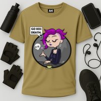 Go Kiss Death Germaine (Foamy The Squirrel) Cooling Performance Crew T-Shirt