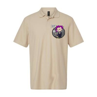 Go Kiss Death Germaine (Foamy The Squirrel) Softstyle Adult Sport Polo