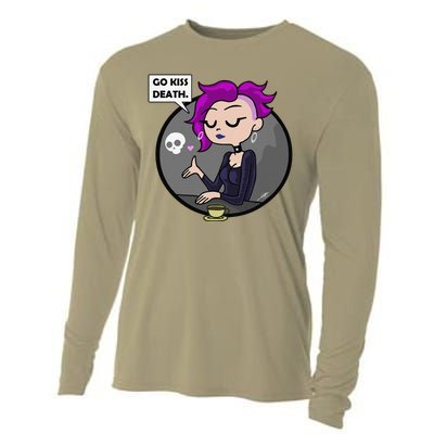 Go Kiss Death Germaine (Foamy The Squirrel) Cooling Performance Long Sleeve Crew