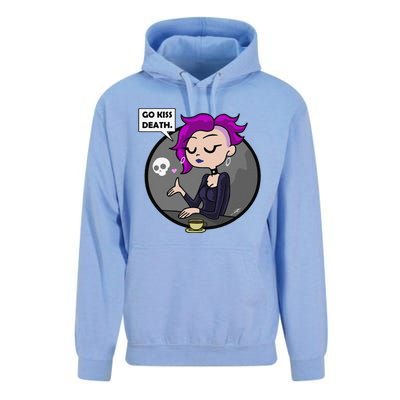 Go Kiss Death Germaine (Foamy The Squirrel) Unisex Surf Hoodie