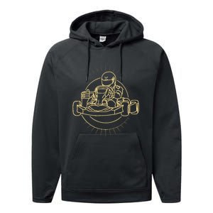 Go Kart Driving Kart Racing Karting Performance Fleece Hoodie