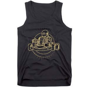 Go Kart Driving Kart Racing Karting Tank Top