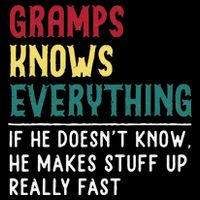Gramps Know Everything Fathers Day For Funny Grandpa Gramps City Backpack