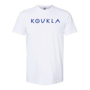 Greek Koukla Evil Eye Greek Pride Greek Woman Girl Greece Softstyle CVC T-Shirt