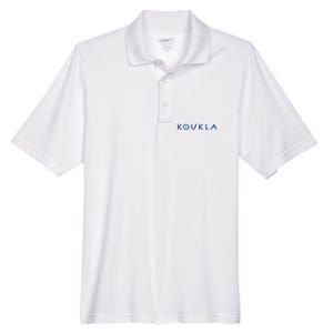 Greek Koukla Evil Eye Greek Pride Greek Woman Girl Greece Men's Origin Performance Pique Polo