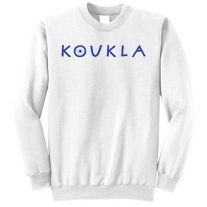 Greek Koukla Evil Eye Greek Pride Greek Woman Girl Greece Sweatshirt