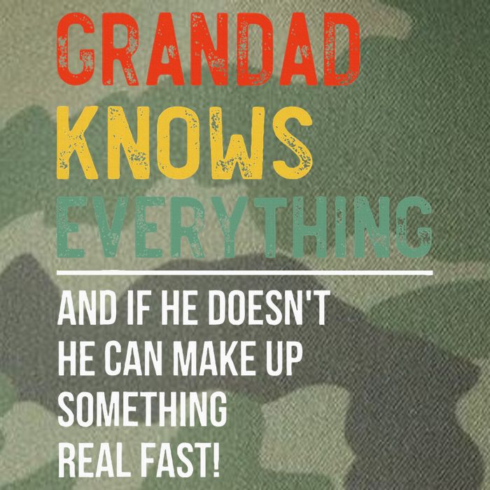 Grandad Knows Everything Father's Day Grandad Legacy Tie Dye Trucker Hat