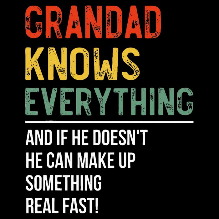 Grandad Knows Everything Father's Day Grandad Wool Snapback Cap