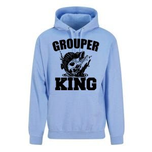 Grouper King Fishing Unisex Surf Hoodie