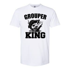 Grouper King Fishing Softstyle CVC T-Shirt