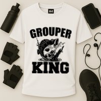 Grouper King Fishing Cooling Performance Crew T-Shirt