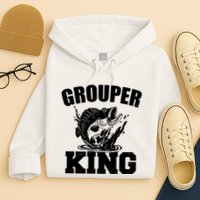 Grouper King Fishing Hoodie