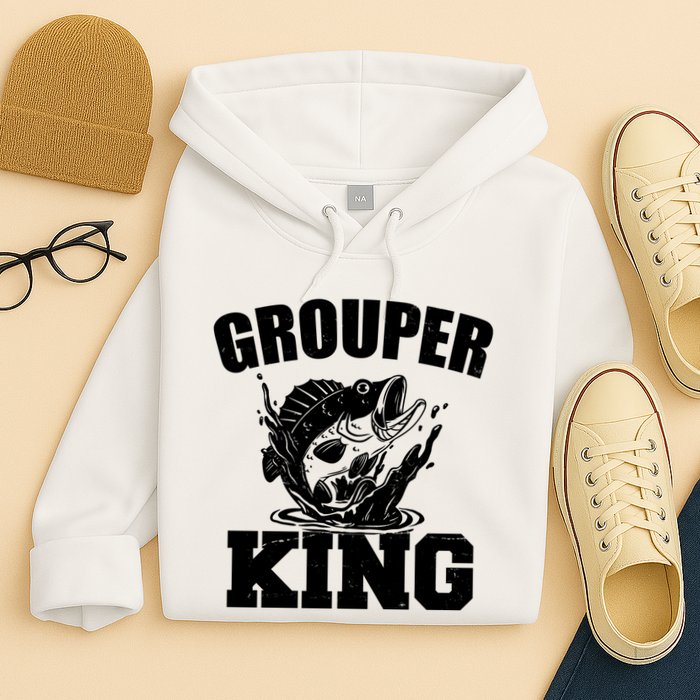 Grouper King Fishing Hoodie
