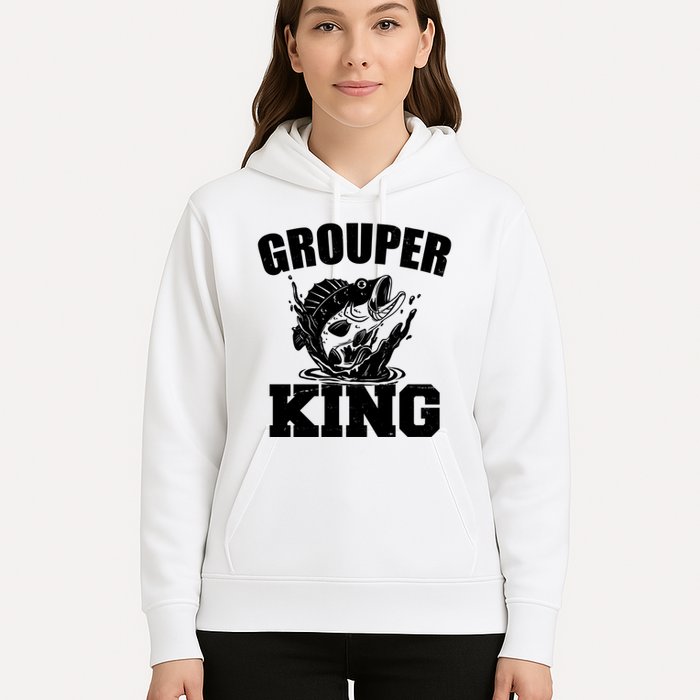 Grouper King Fishing Hoodie