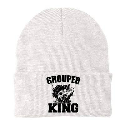 Grouper King Fishing Knit Cap Winter Beanie