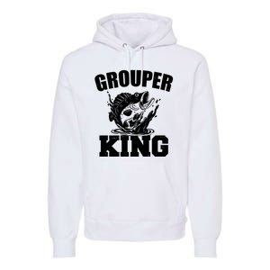 Grouper King Fishing Premium Hoodie