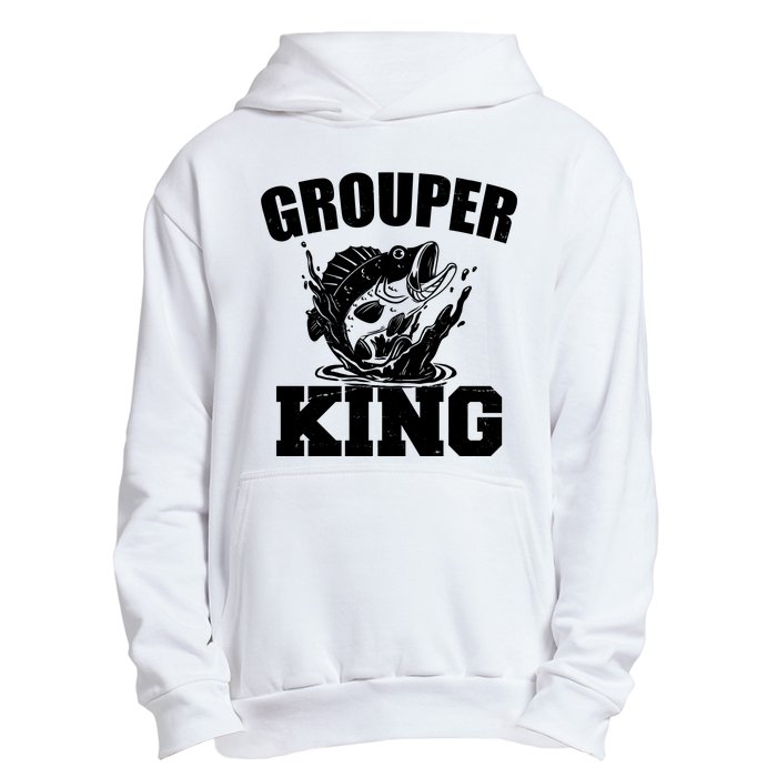 Grouper King Fishing Urban Pullover Hoodie