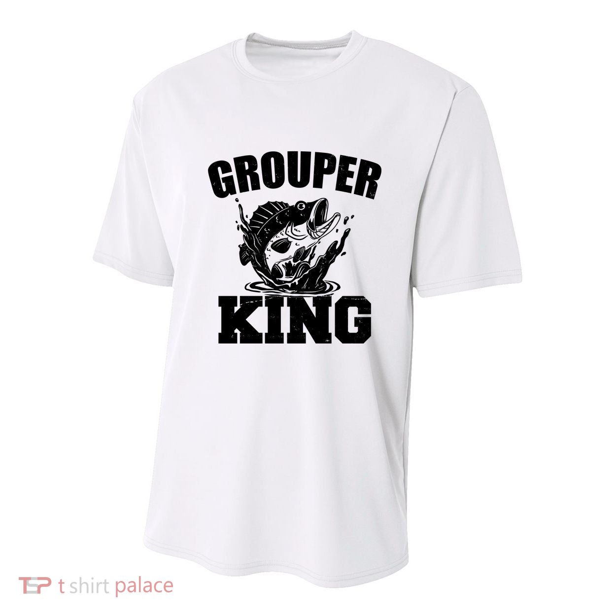 Grouper King Fishing Youth Performance Sprint T-Shirt