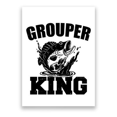 Grouper King Fishing Poster