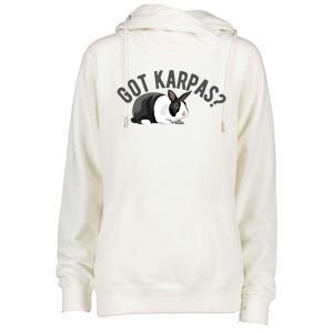 Got Karpas Funny Passover Seder Plate Jewish Humor Meme Gift Womens Funnel Neck Pullover Hood