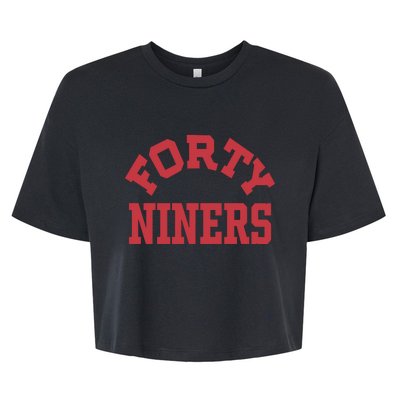 George Kittle Forty Niners Bella+Canvas Jersey Crop Tee