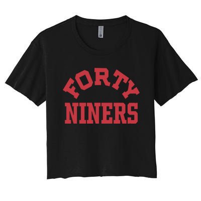 George Kittle Forty Niners Women's Crop Top Tee