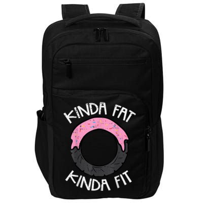 Gym Kinda Fat Fit Workout Fitness Exercise Impact Tech Backpack