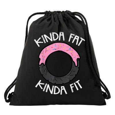 Gym Kinda Fat Fit Workout Fitness Exercise Drawstring Bag