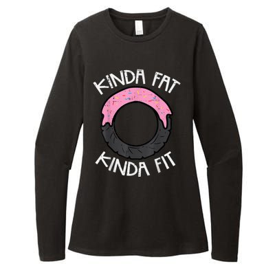 Gym Kinda Fat Fit Workout Fitness Exercise Womens CVC Long Sleeve Shirt