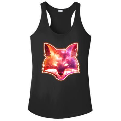 Galaxy Kitsune Fox Ladies PosiCharge Competitor Racerback Tank