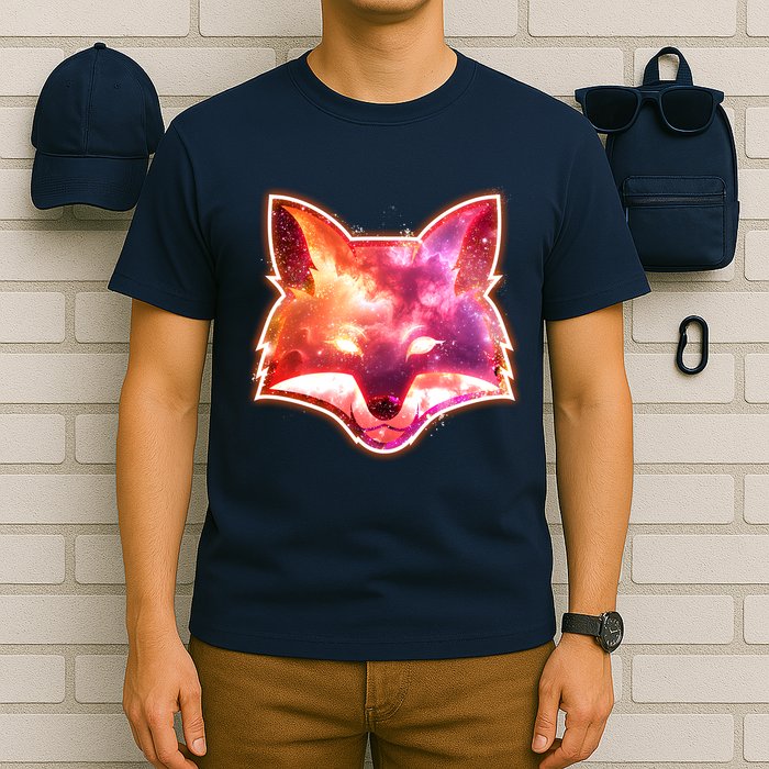 Galaxy Kitsune Fox T-Shirt