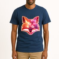 Galaxy Kitsune Fox Tall T-Shirt