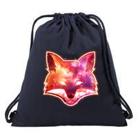 Galaxy Kitsune Fox Drawstring Bag