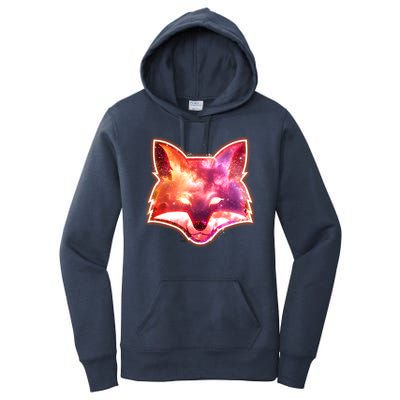 Galaxy Kitsune Fox Women's Pullover Hoodie