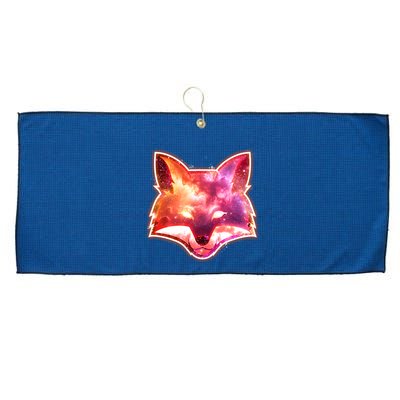 Galaxy Kitsune Fox Large Microfiber Waffle Golf Towel