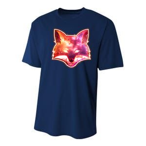 Galaxy Kitsune Fox Youth Performance Sprint T-Shirt